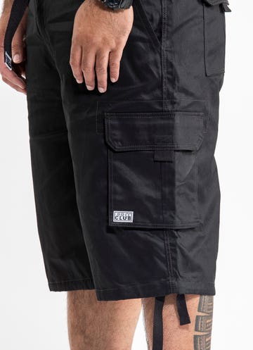 Proclub Twill Cargo Shorts - Big & Tall in Black