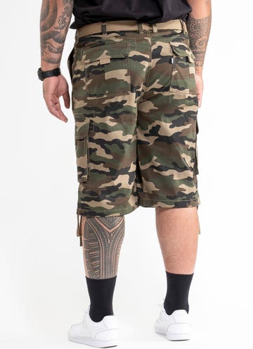 Proclub Twill Cargo Shorts - Big & Tall in Multi