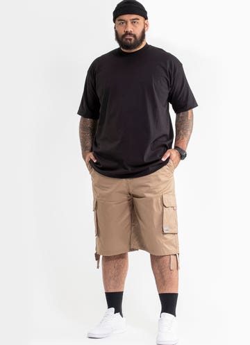 Proclub Twill Cargo Shorts - Big & Tall in Brown