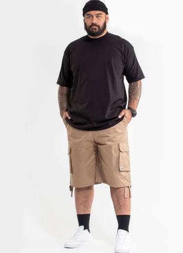Proclub Twill Cargo Shorts - Big & Tall in Brown