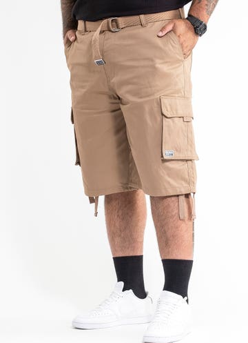 Proclub Twill Cargo Shorts - Big & Tall in Brown