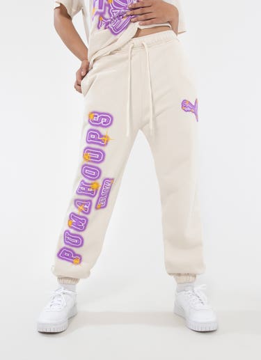 Puma Arc-hitect Sparkle Sweatpant - Womens in Beige