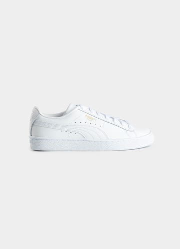 Puma Basket Classic Xxi Shoe - Youth in White