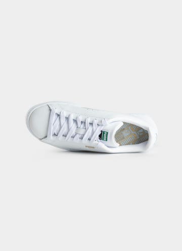 Puma Basket Classic Xxi Shoe - Youth in White