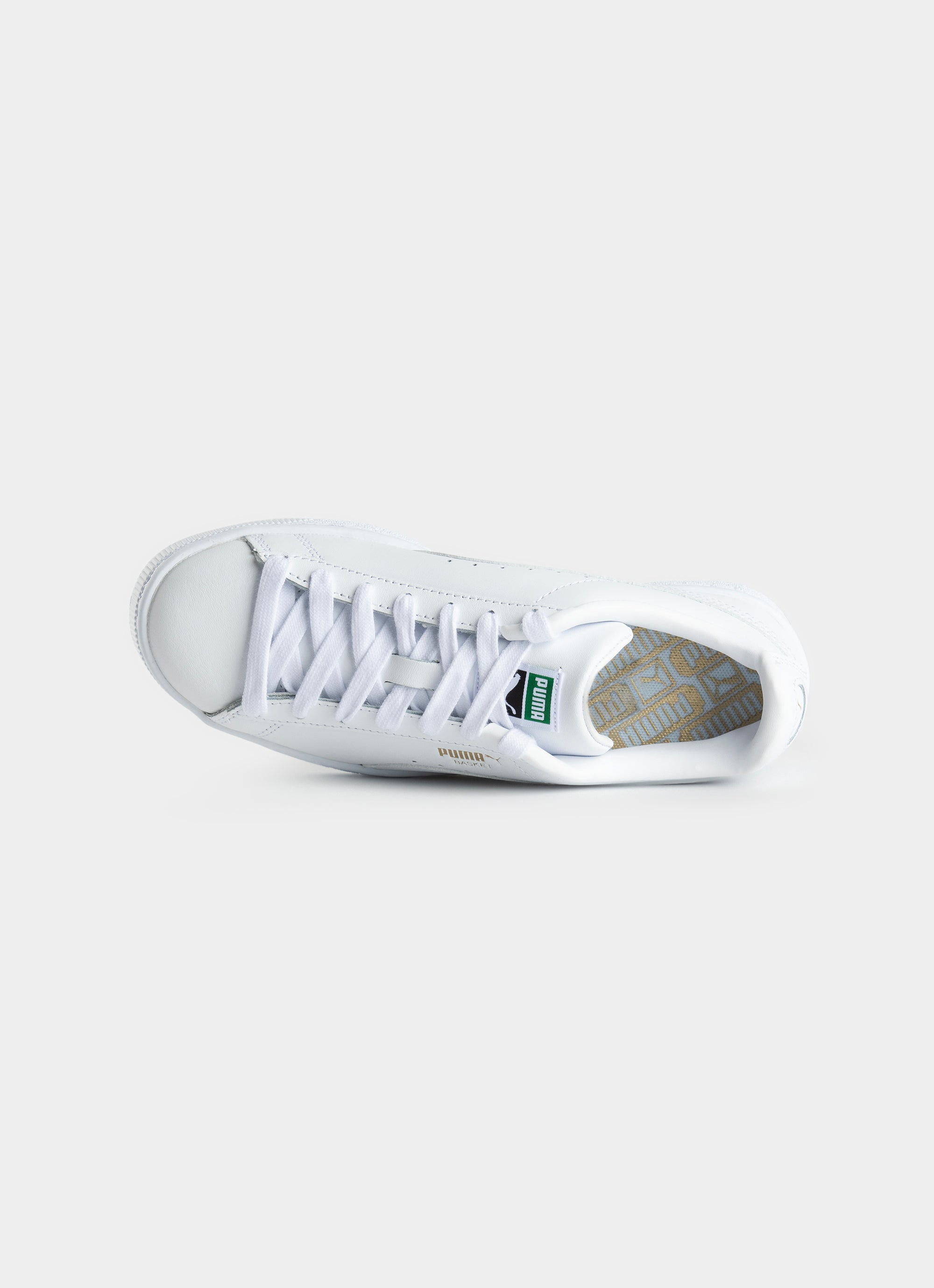 Puma Basket Classic Xxi Shoe - Youth in White