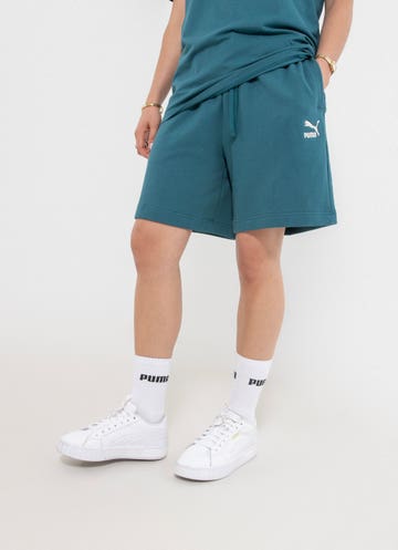 Puma Better Classics Relaxed 7" Shorts in Green