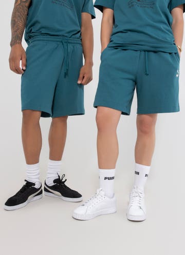 Puma Better Classics Relaxed 7" Shorts in Green