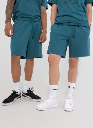 Puma Better Classics Relaxed 7" Shorts in Green