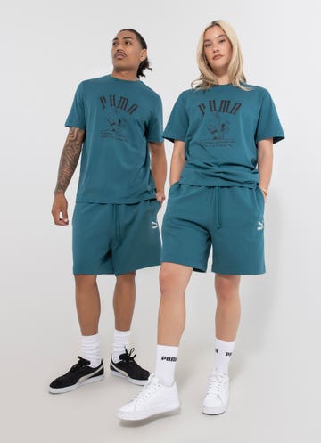 Puma Better Classics Relaxed 7" Shorts in Green