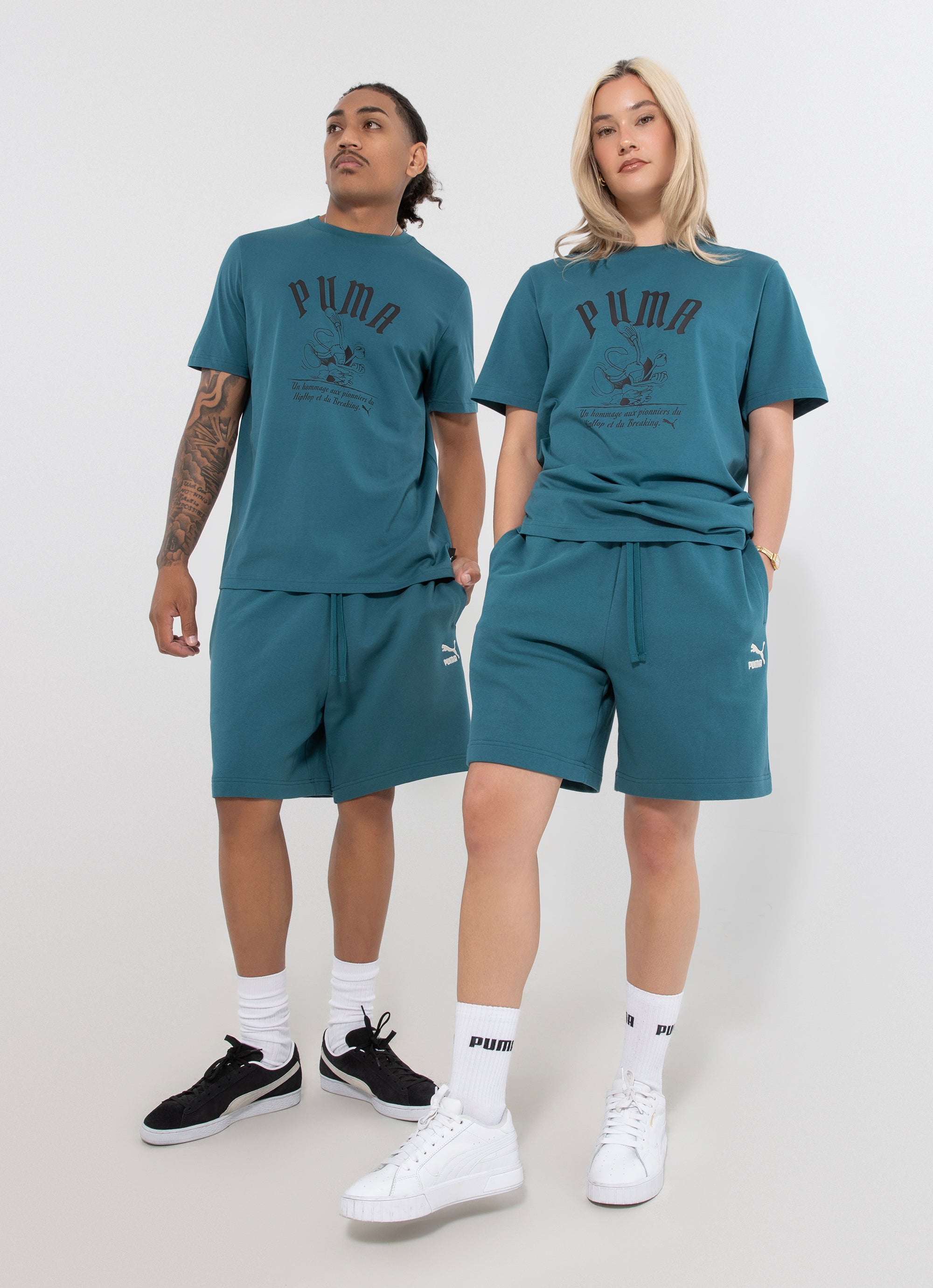 Puma Better Classics Relaxed 7" Shorts in Green