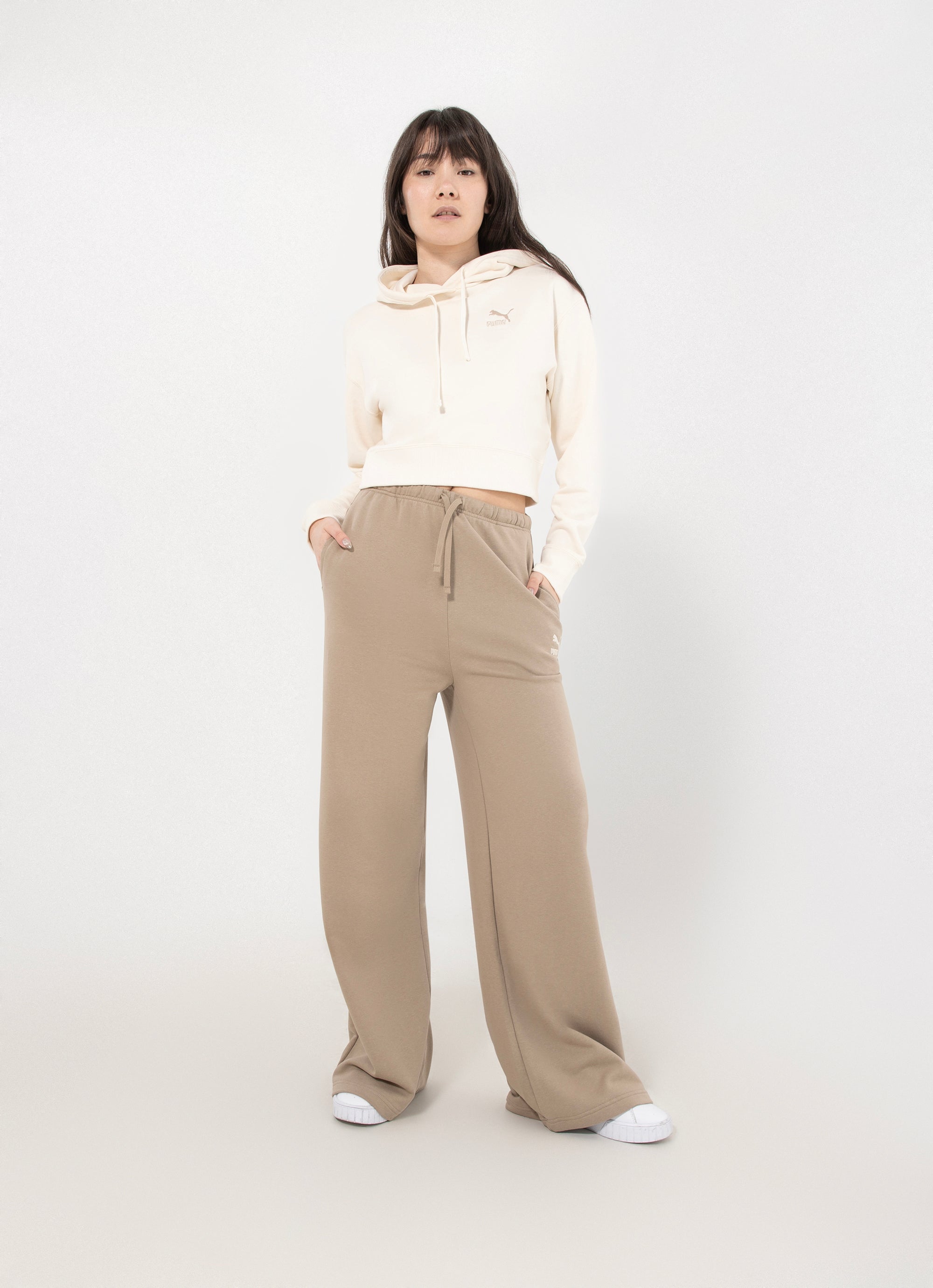 Puma Better Classics Relaxed Sweatpants - Womens in Brown