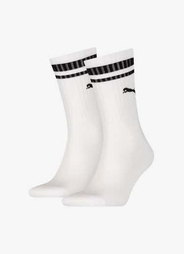 Puma Crew Heritage Stripe 2p Unisex in White