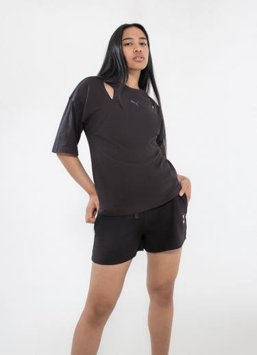 Puma Dare To Oversized Cutout Tee - Womens in Black
