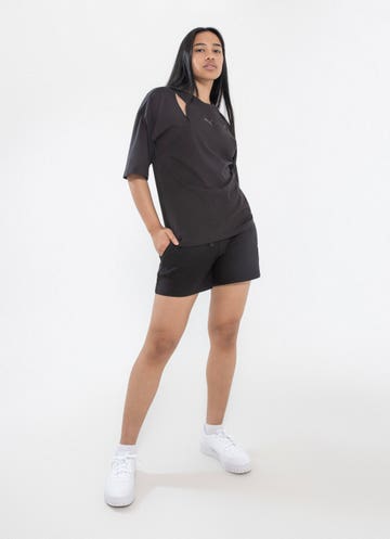 Puma Dare To Oversized Cutout Tee - Womens in Black
