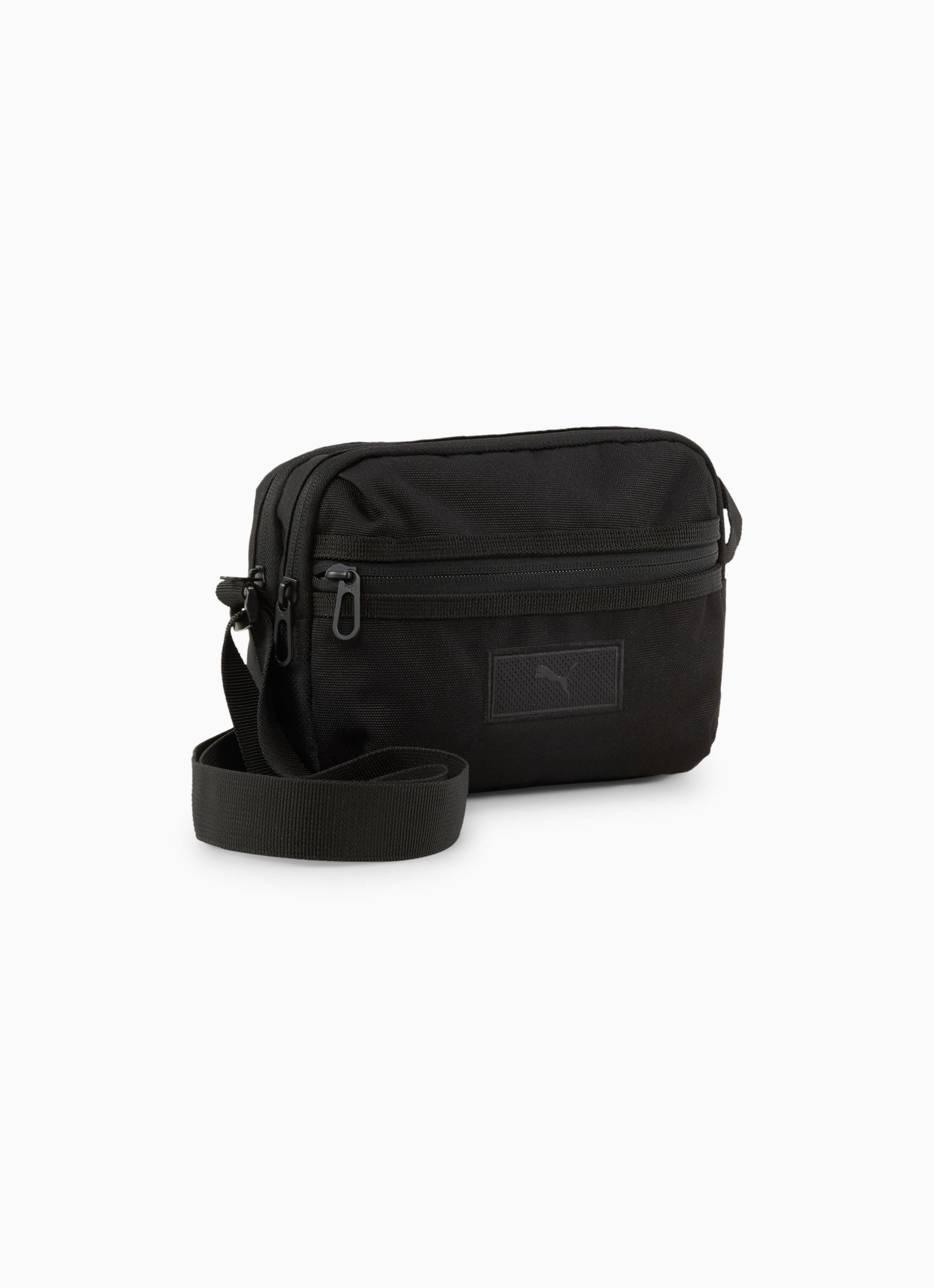 Puma Essentials Crossbody Bag in Black Red Rat