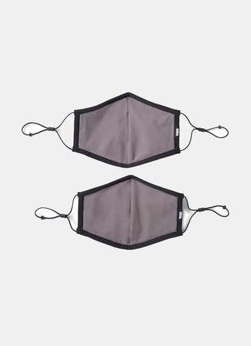 Puma Face Mask (set Of 2) 3.0 in Black