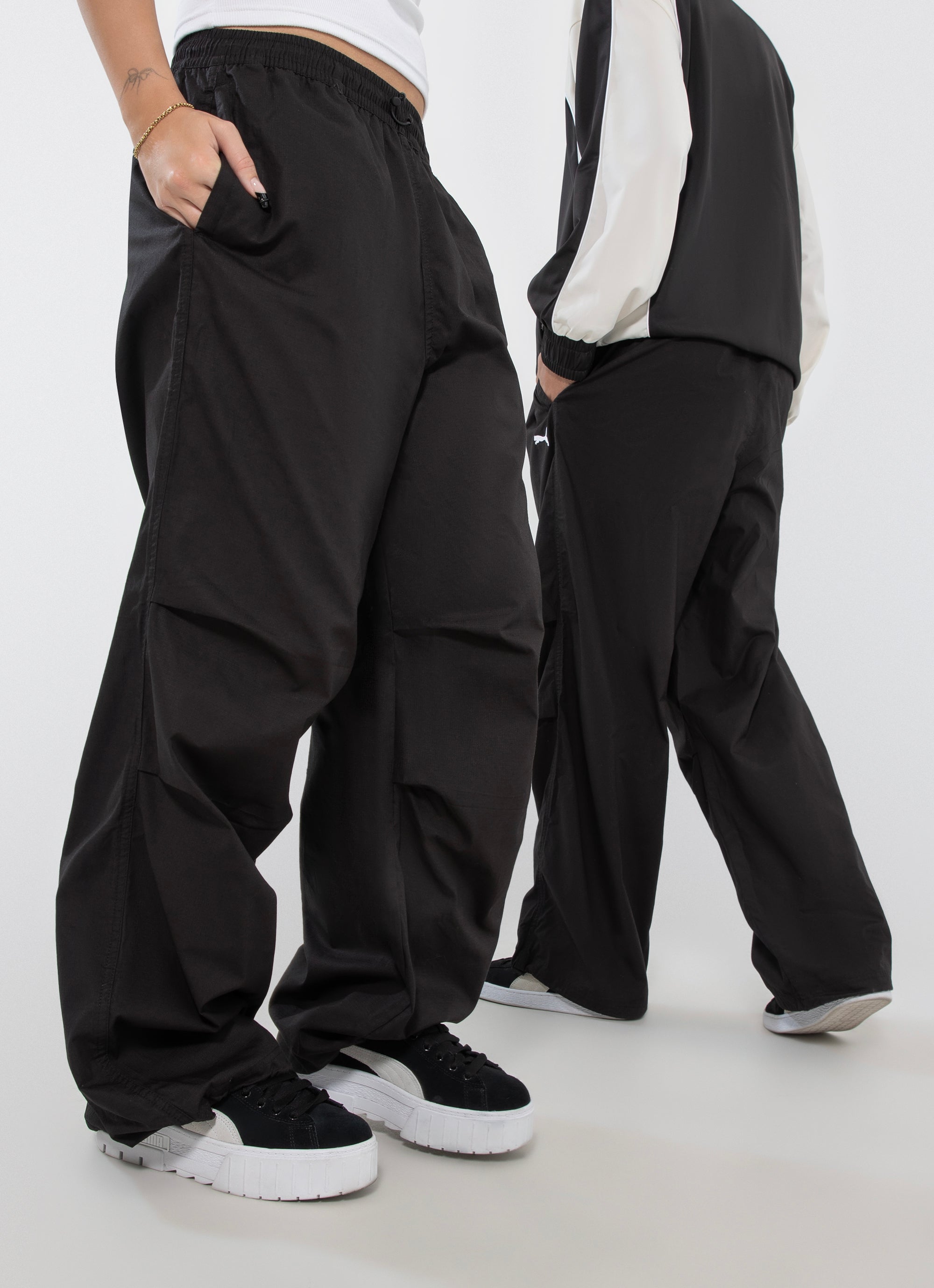 Puma Future Archive Oversized Pants in Black