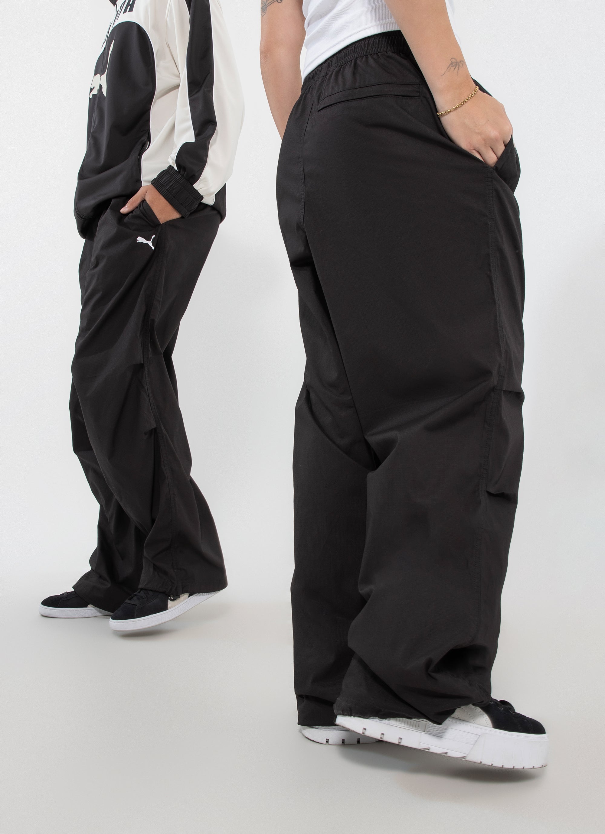 Puma Future Archive Oversized Pants in Black