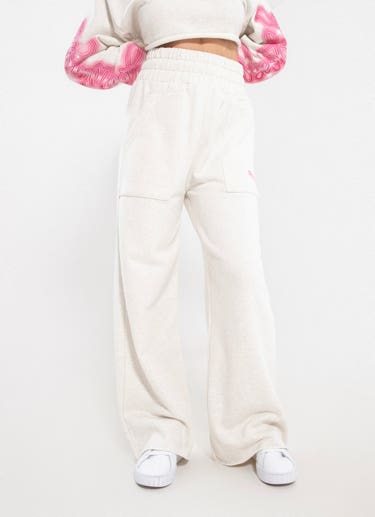 Puma Game Love Heartbreak Basketball Sweatpants - Womens in White