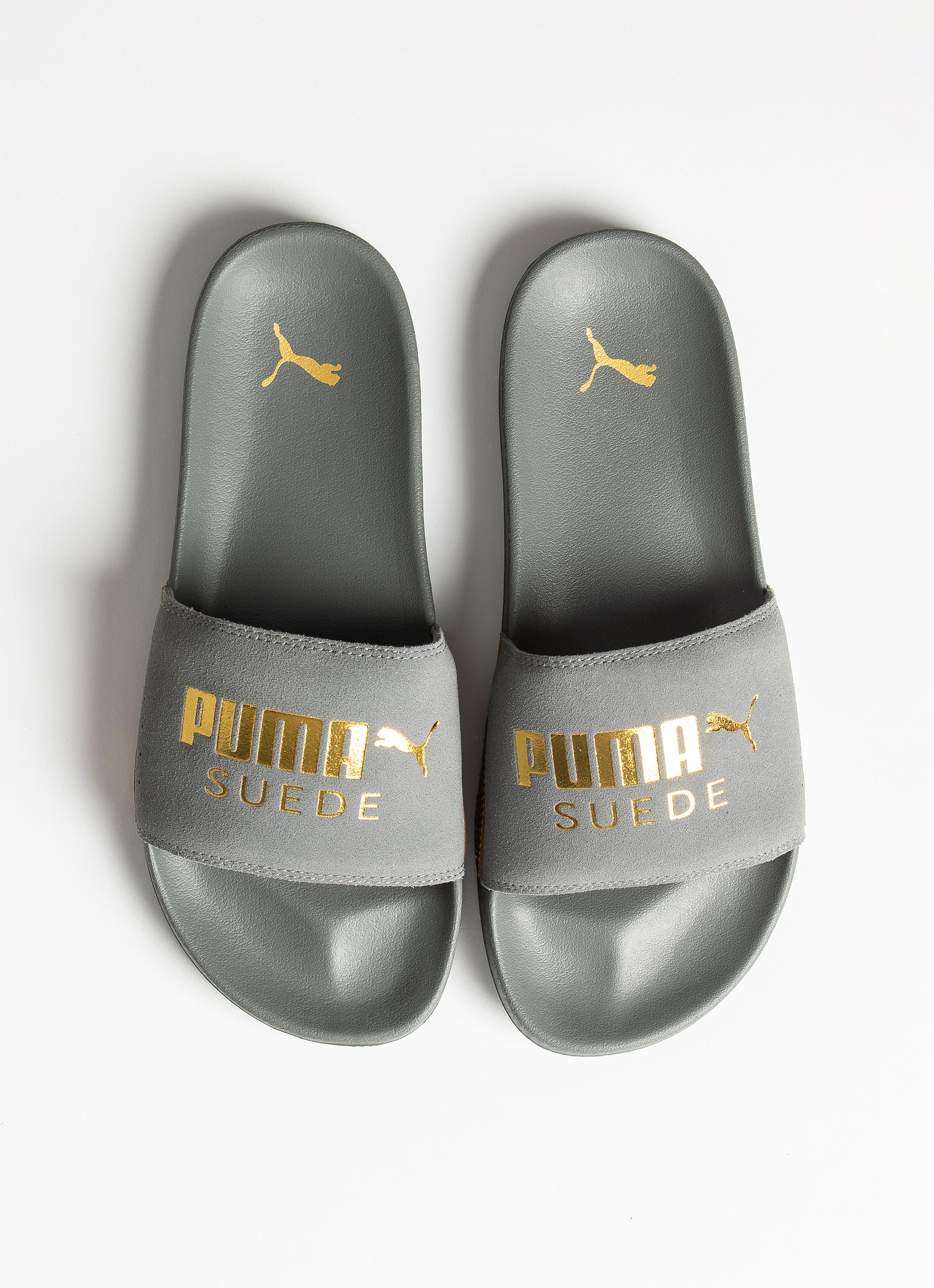 gold puma slides