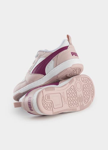 Puma Rebound V6 Lo Ac Shoes - Infant in Pink