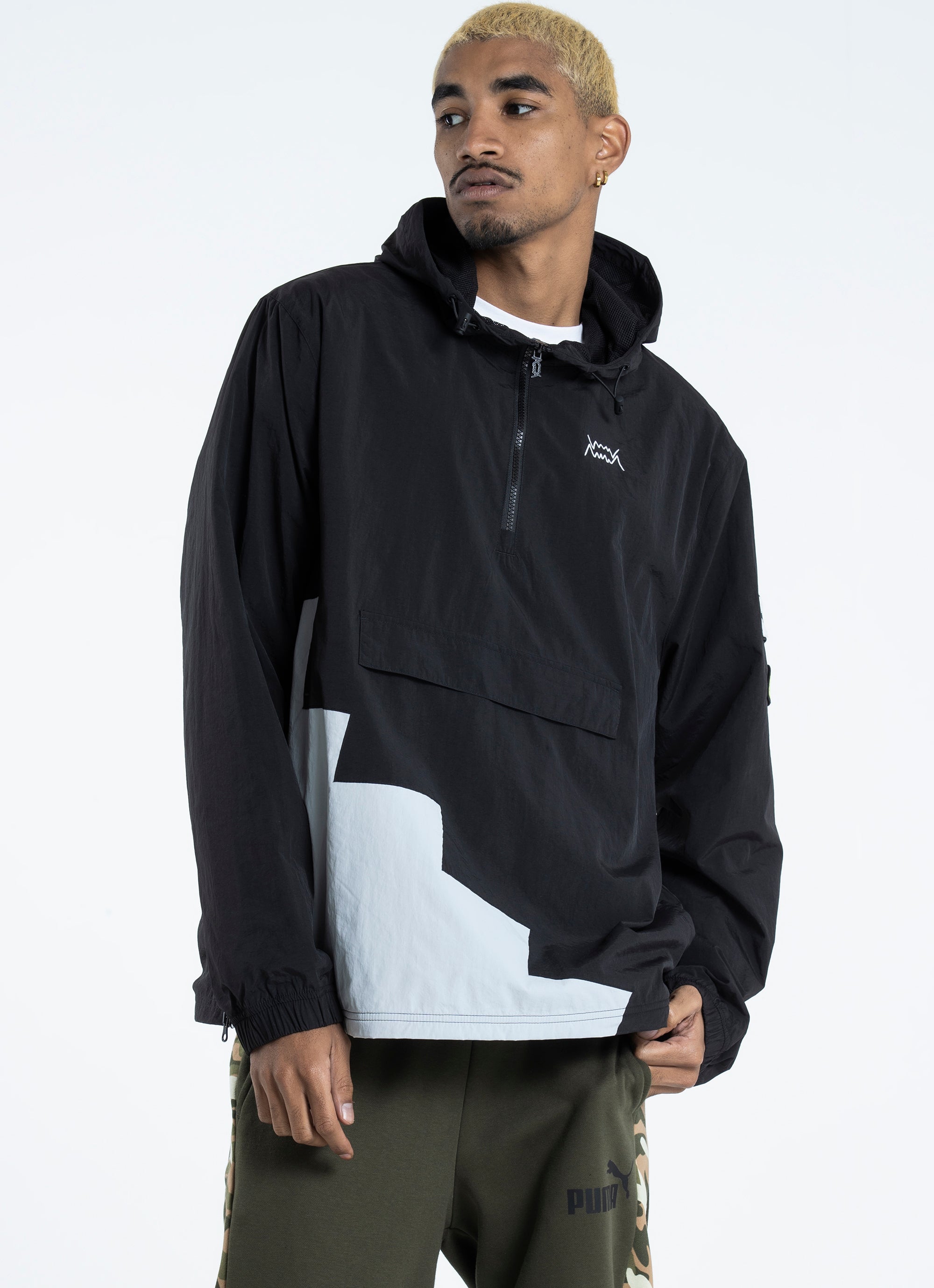Puma Short Corner Pullover Jacket in 
