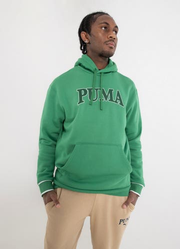Puma Squad Hoodie in Green
