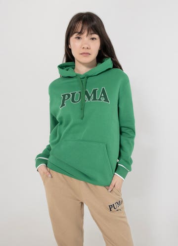 Puma Squad Hoodie in Green