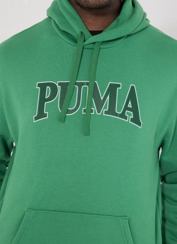 Puma Squad Hoodie in Green