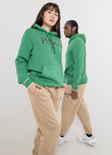 Puma Squad Hoodie in Green