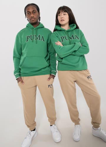 Puma Squad Hoodie in Green