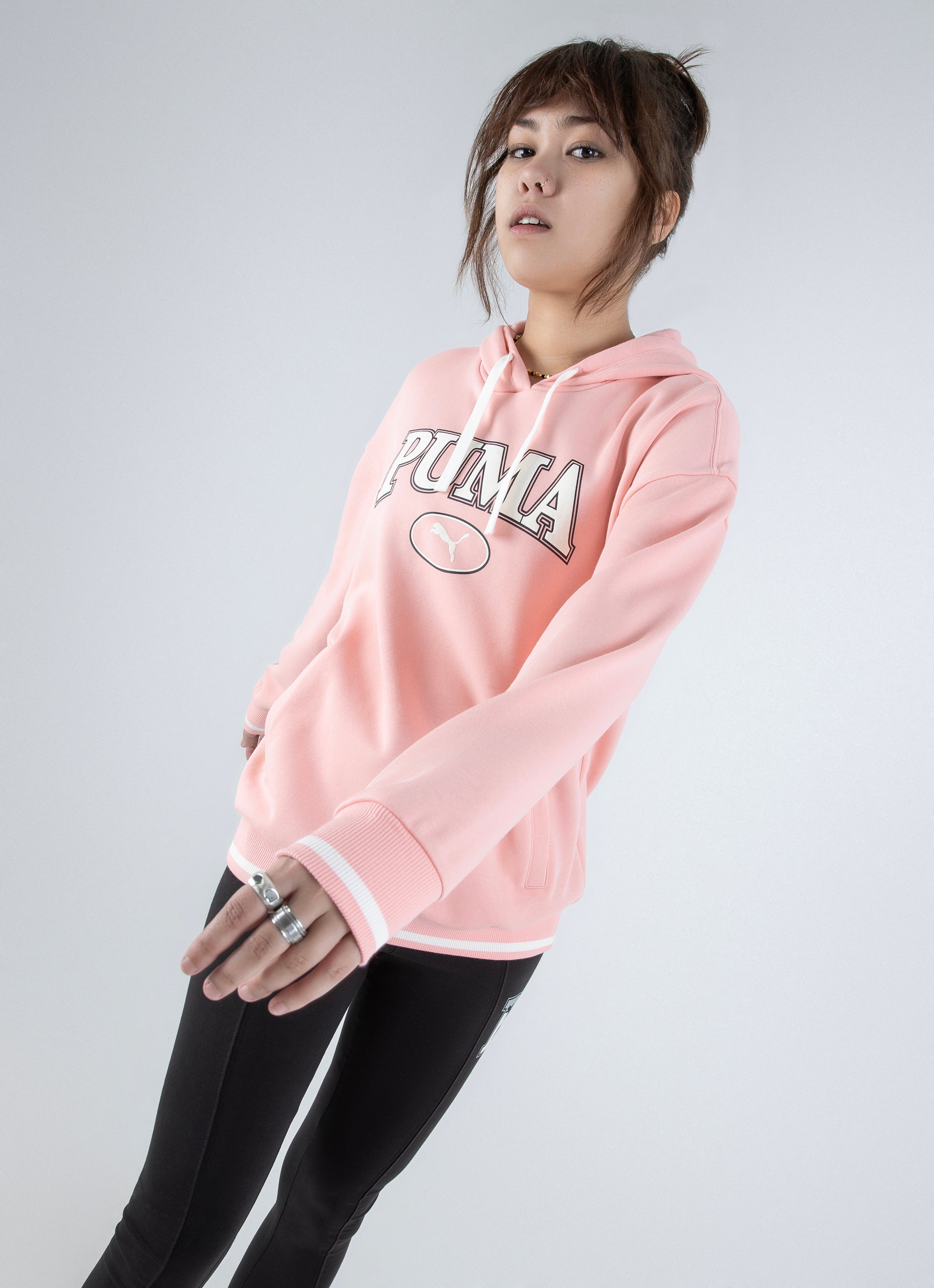 Puma Squad Hoodie - Womens in Pink | Red Rat