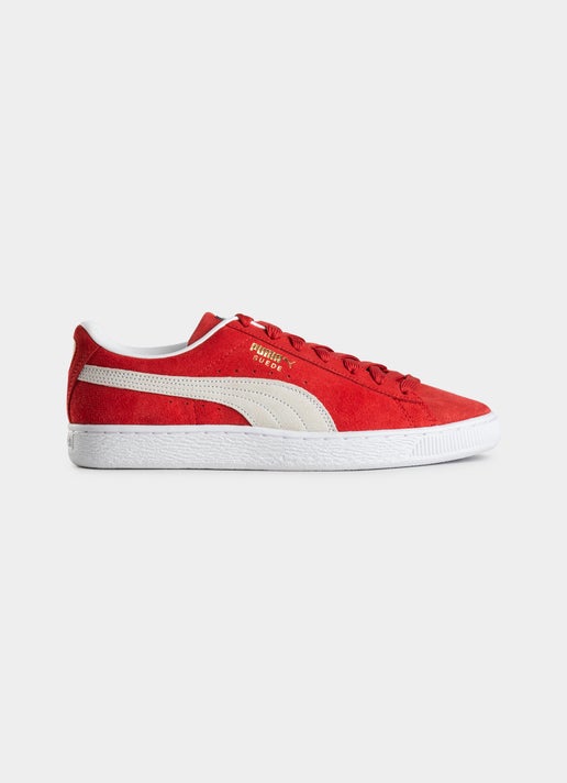 Puma Suede Classic Xxi Shoe in Red | Red Rat
