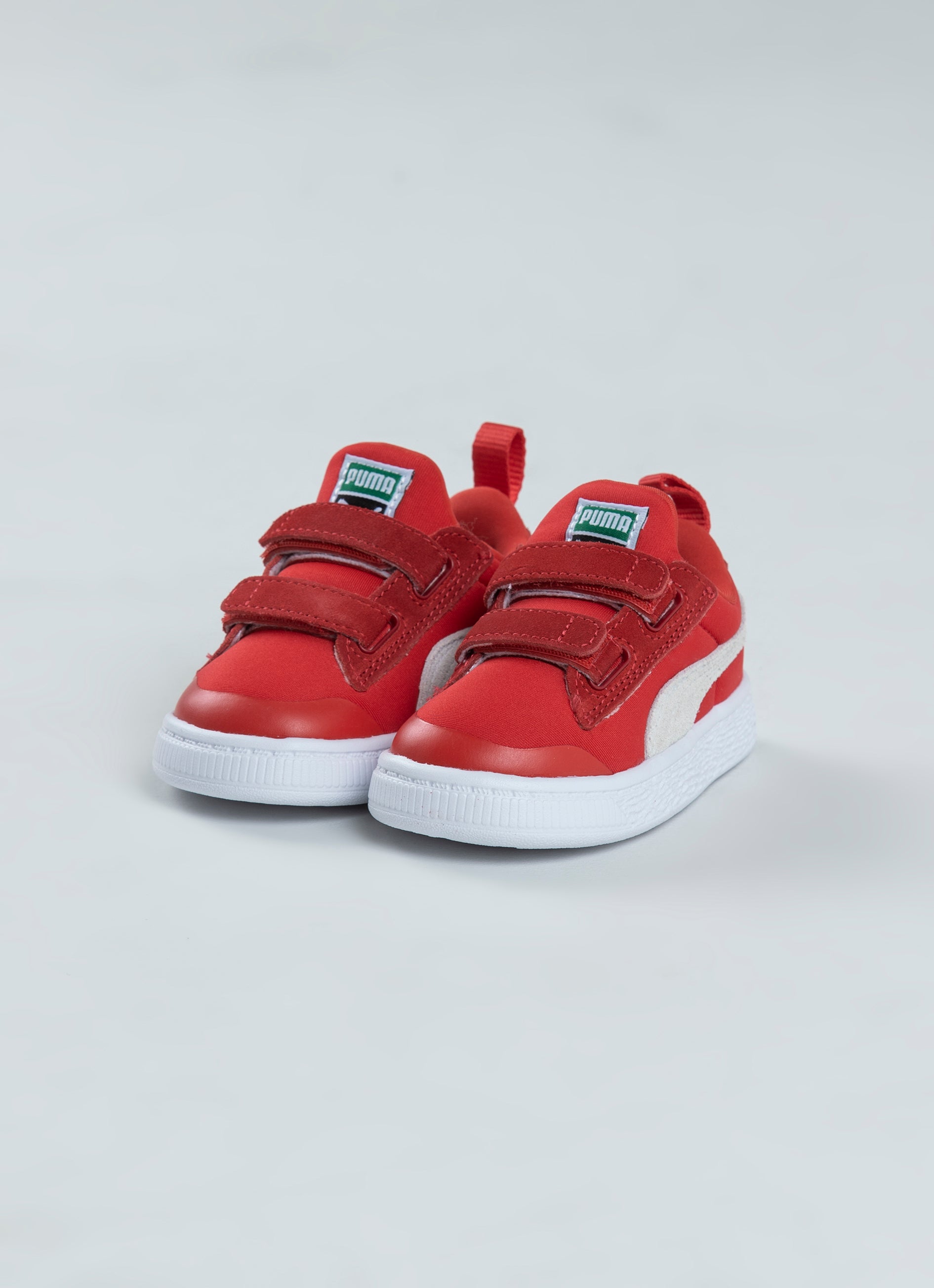 red suede pumas toddler