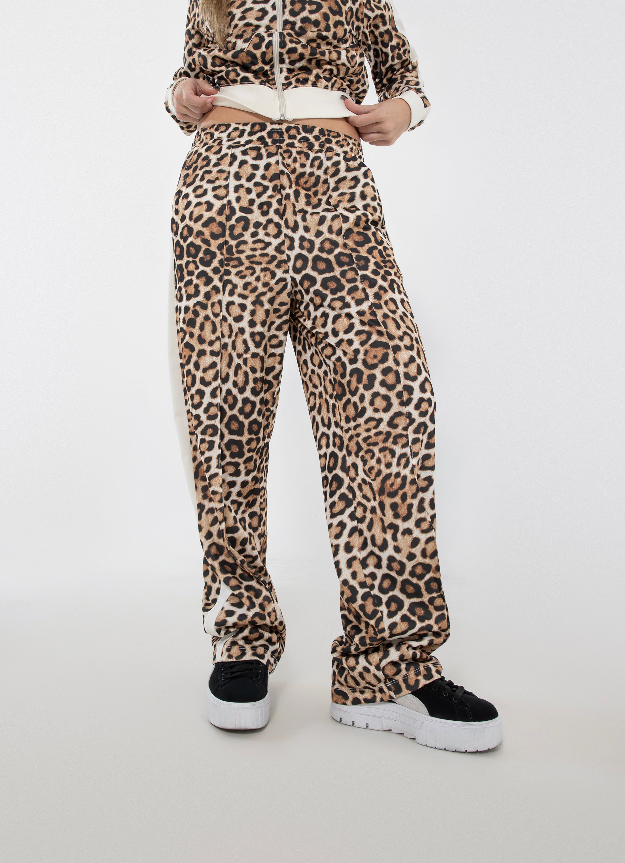 Puma T7 Leo Luxe Aop Straight Pants - Womens in Brown | Red Rat