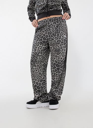 Puma T7 Leo Luxe Aop Straight Pants - Womens in Black