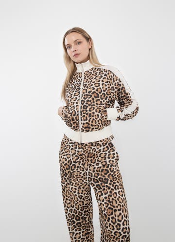 Puma T7 Leo Luxe Aop Track Jacket - Womens in Brown