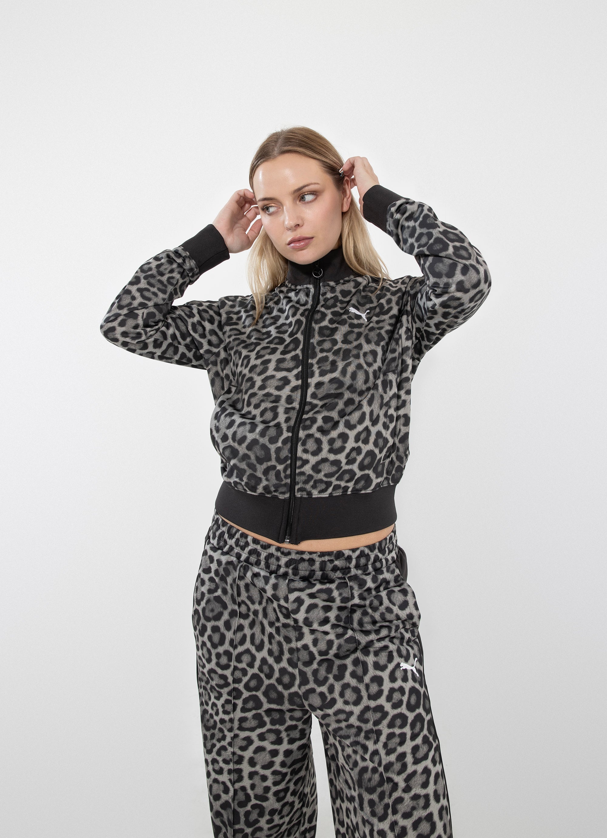 Puma T7 Leo Luxe Aop Track Jacket - Womens in Black | Red Rat