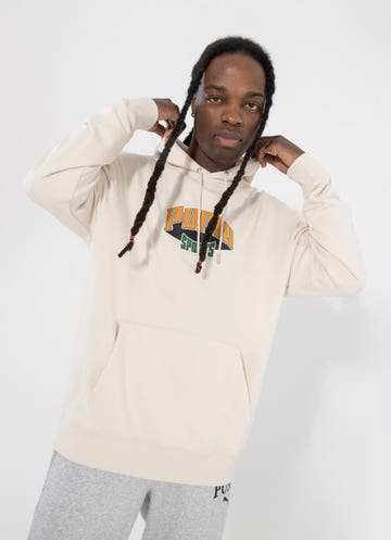 Puma Team Hoodie in Beige