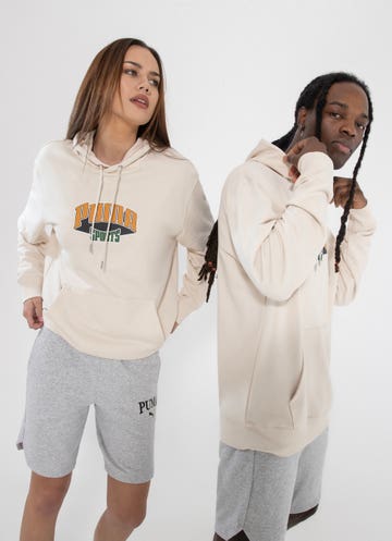 Puma Team Hoodie in Beige