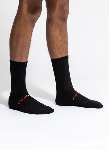Red Rat Adult Crew Socks - 3 Pack in Multi