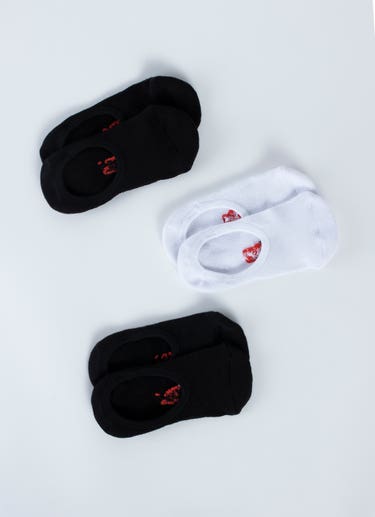 Red Rat Adult No Show Socks - 3 Pack in Multi