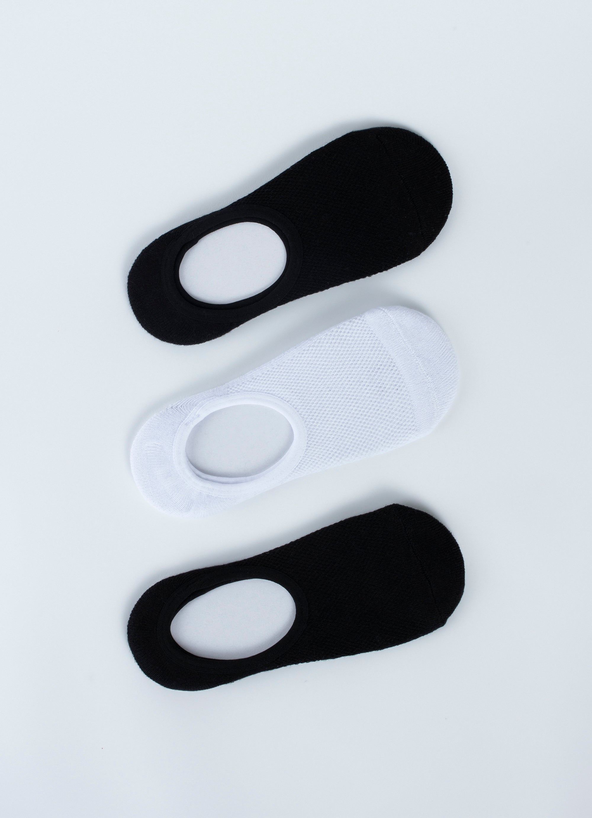 Red Rat Adult No Show Socks - 3 Pack in Multi