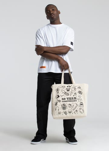 Red Rat 20th Anniversary Tote Bag in Multi