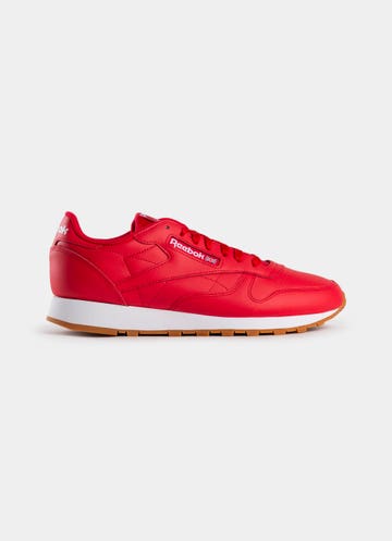 Reebok Classic Leather Shoe in Red
