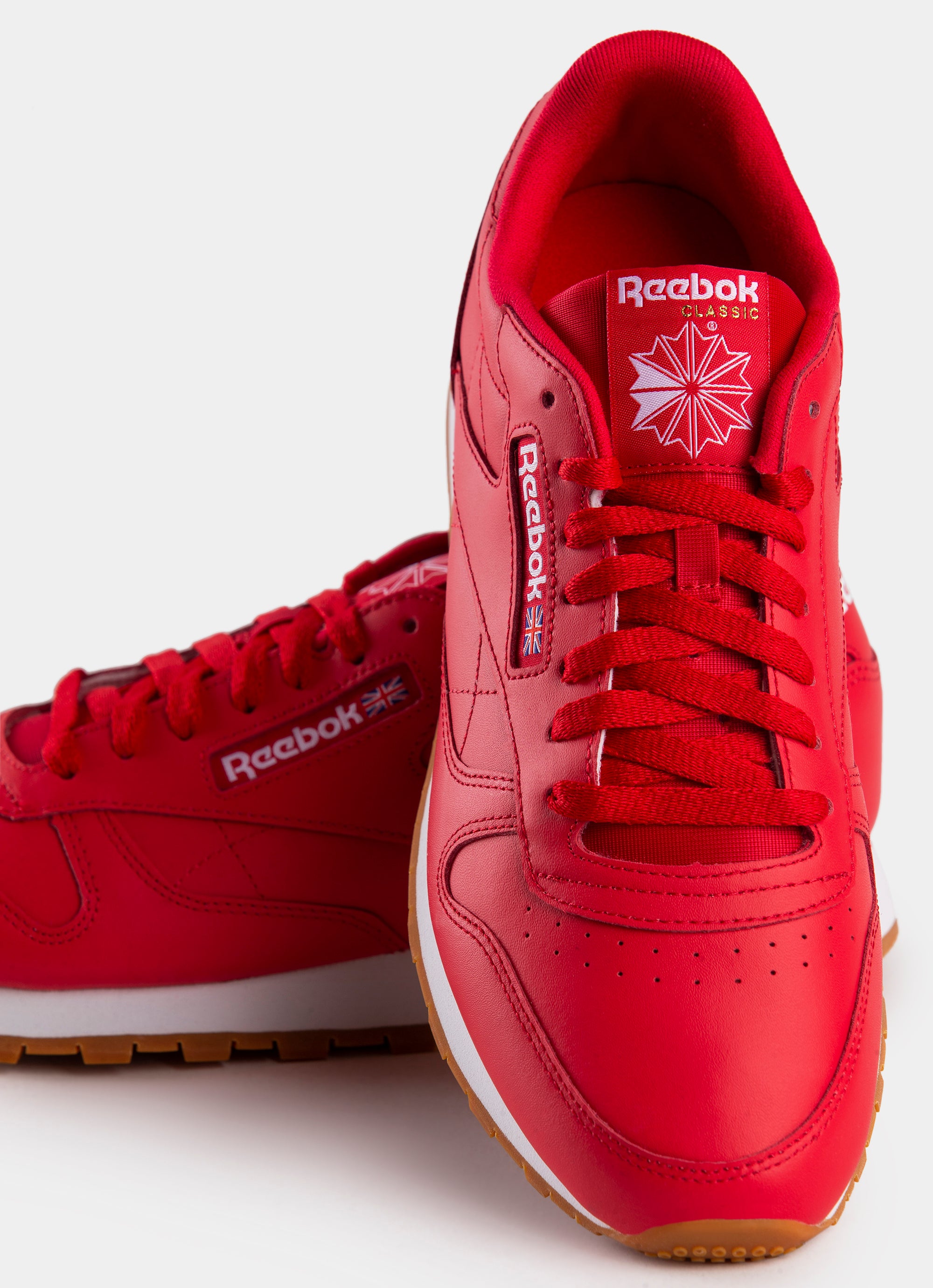 Reebok Classic Leather Shoe in Red