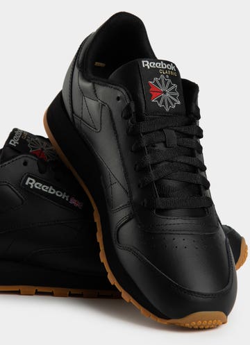 Reebok Classic Leather Shoes in Black