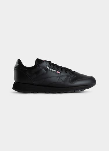 Reebok Classic Leather Shoes - Unisex in Black