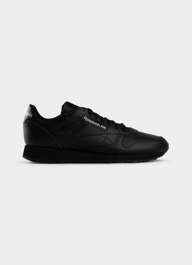 Reebok Classic Leather Shoes - Unisex in Black