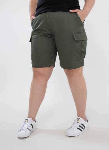 Royàl Cargo Shorts - Curve in Green